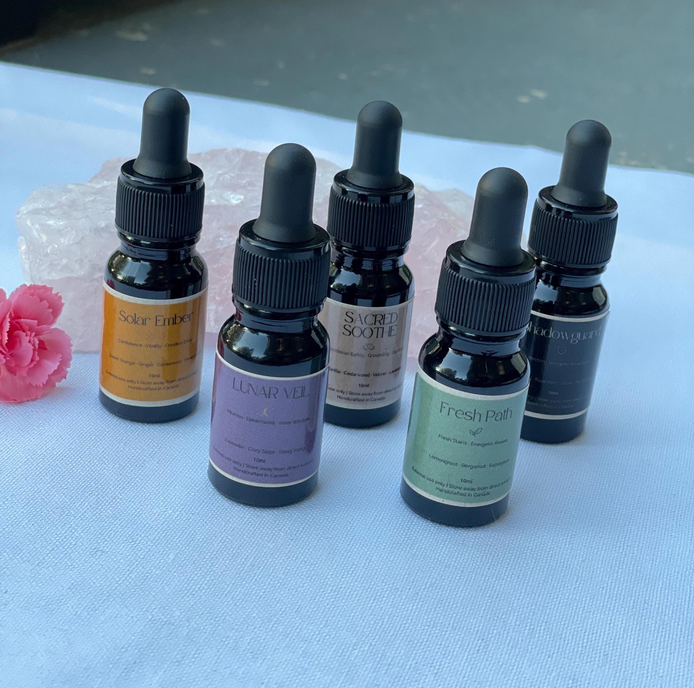 Lunar Veil Ritual Oil 10ml | Floral Essential Oil Lavender Clary Sage Ylang Ylang Meditation and Relaxation Blend