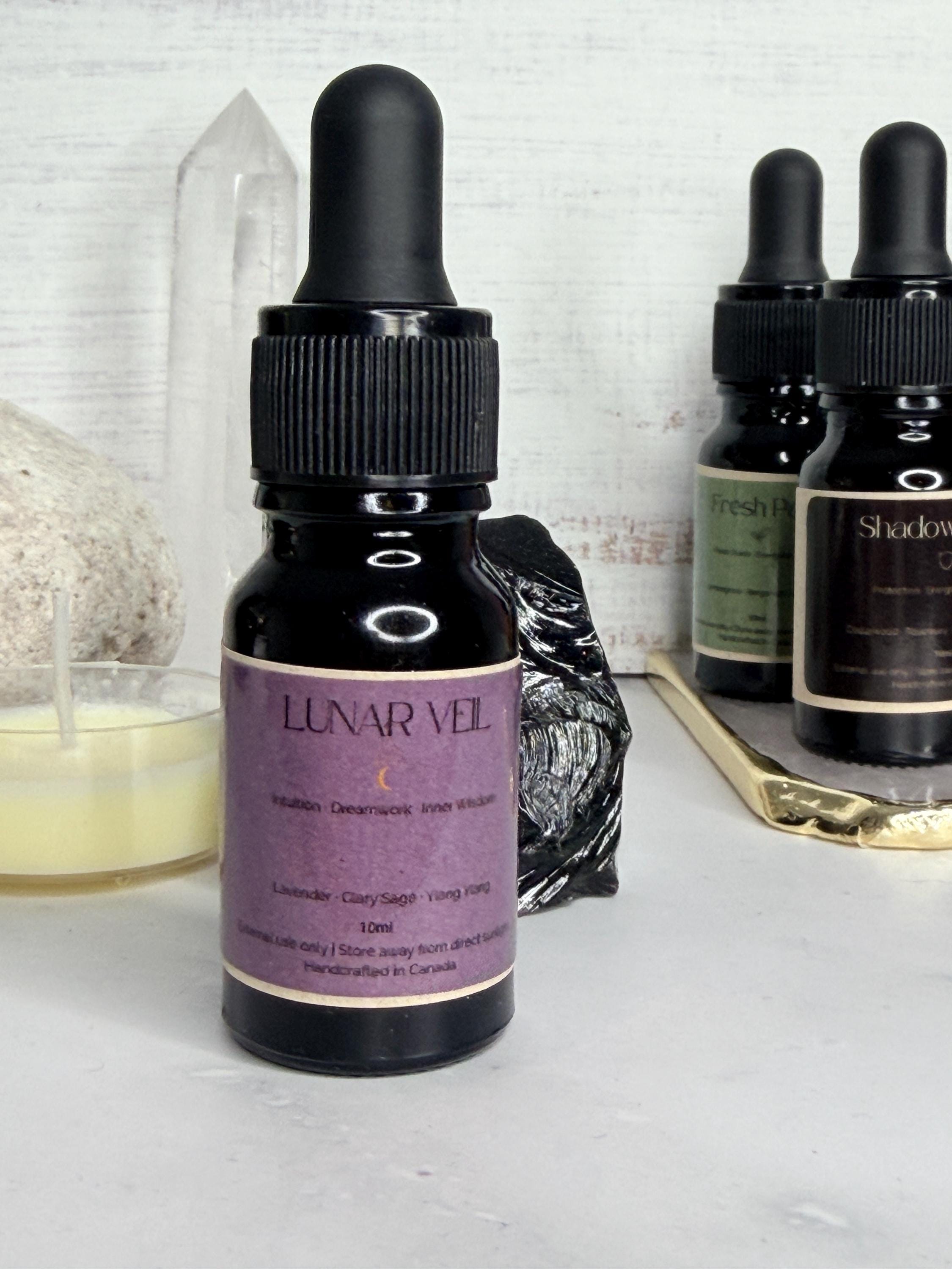 Lunar Veil Essential Oil Blend | Intuition, Dreamwork, Meditation Ritual Oil