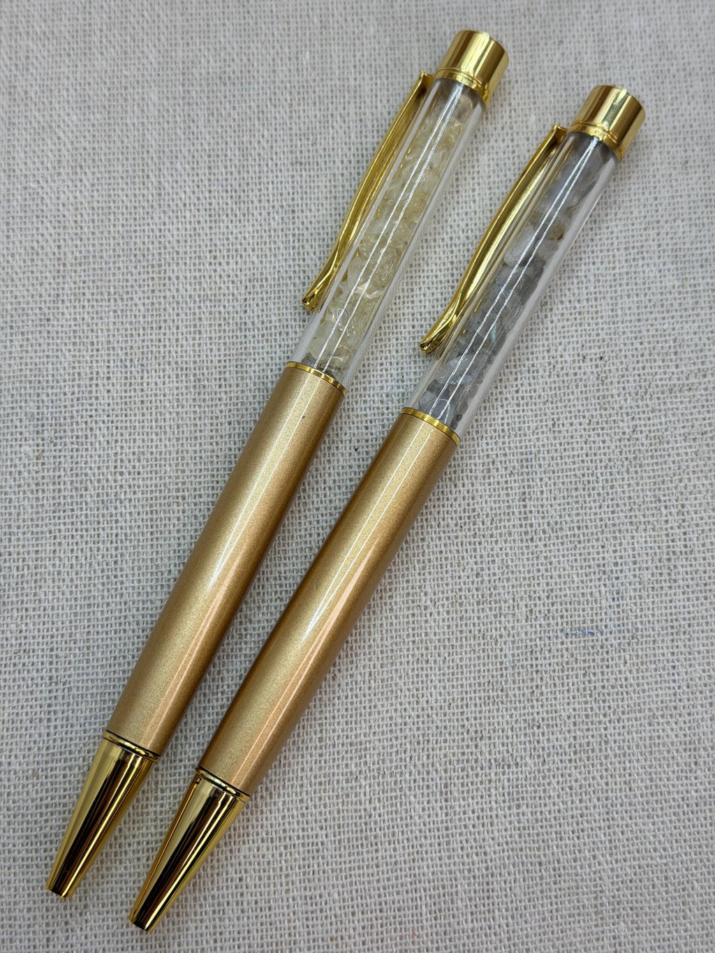 Crystal Chips Manifestation Pens,  Ritual Writing Tool for Journaling Shadow Work Energy