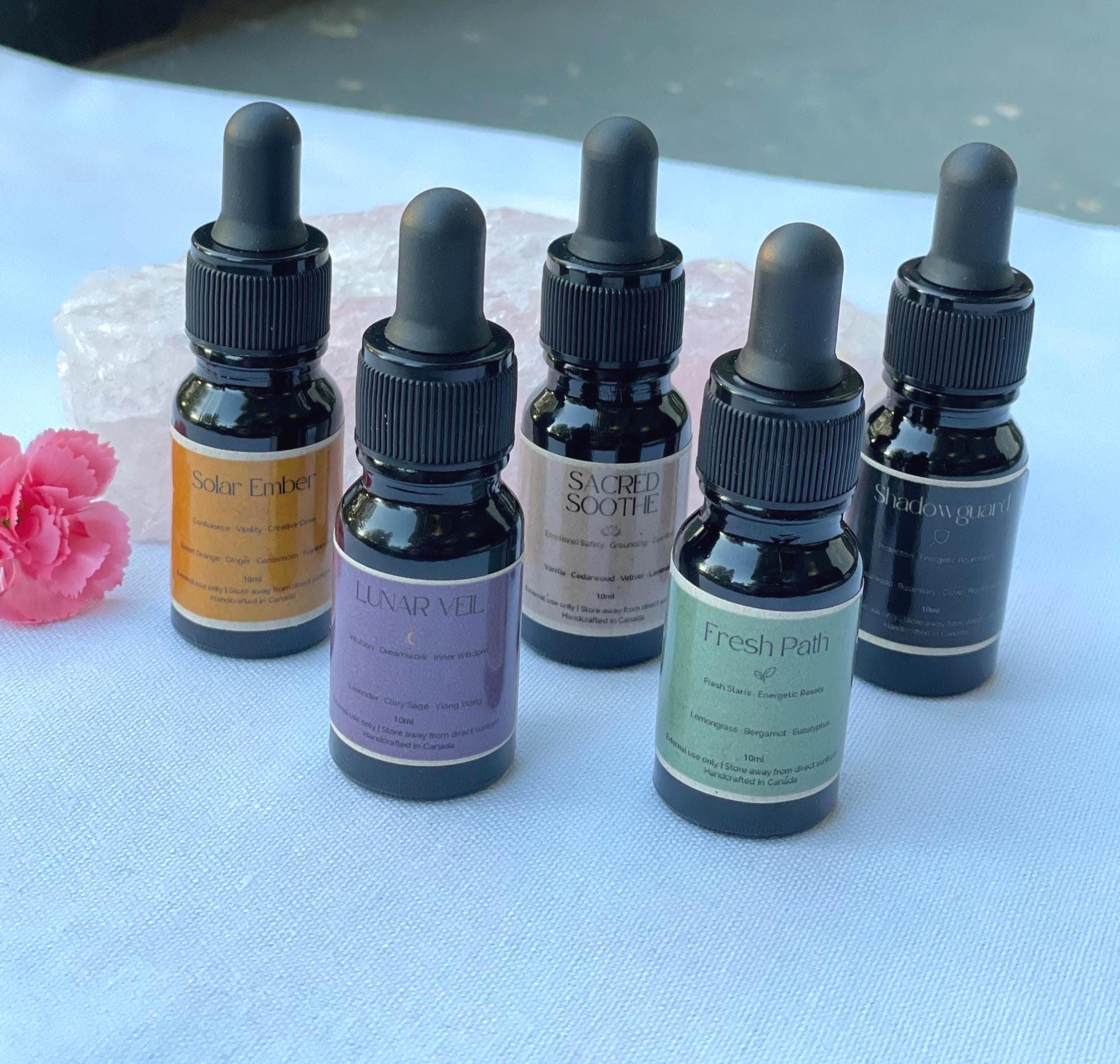 Shadow guard Ritual Oil Protection Essential Oil Blend | Cedarwood Rosemary Frankincense | Grounding 10ml