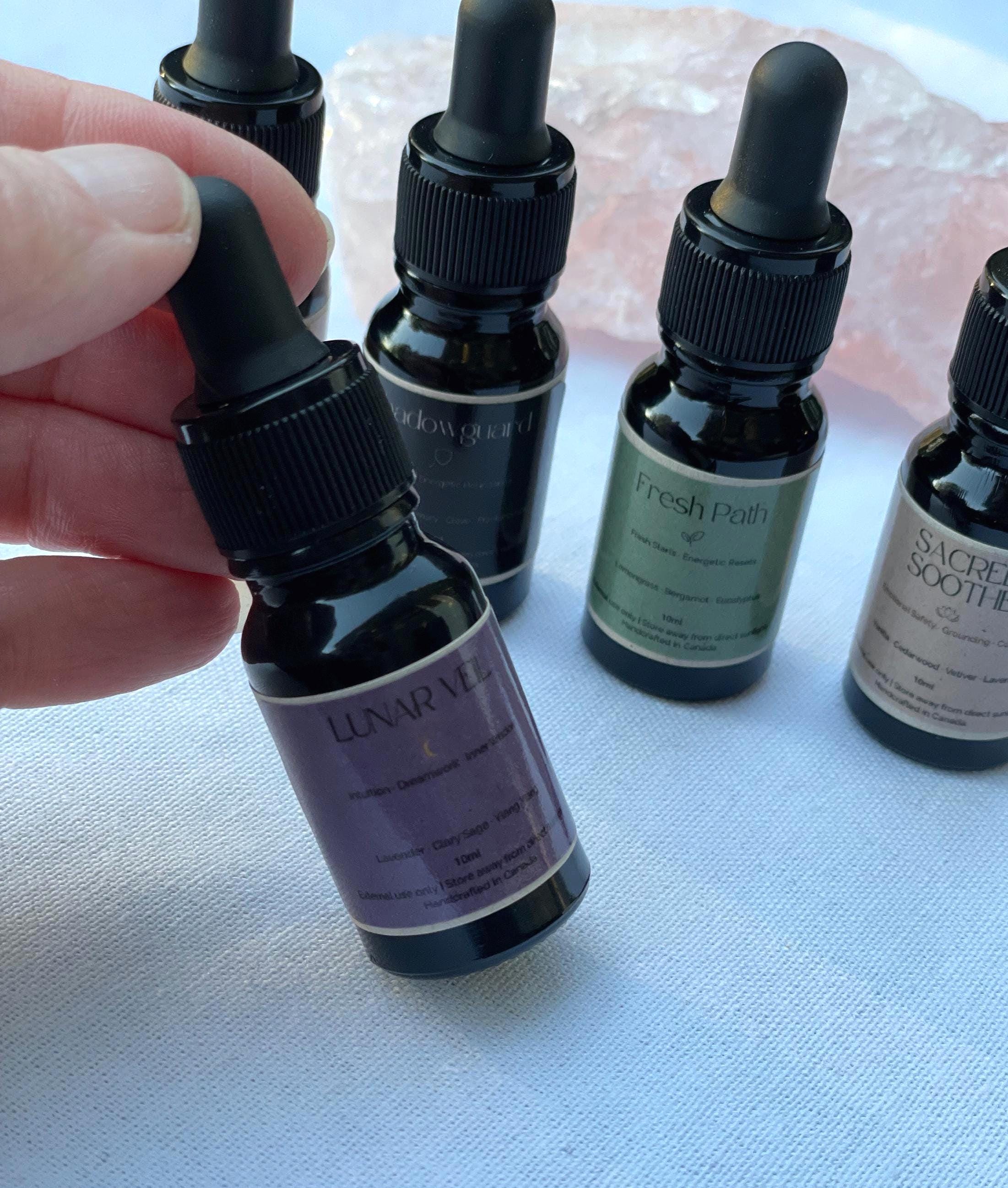 Lunar Veil Ritual Oil 10ml | Floral Essential Oil Lavender Clary Sage Ylang Ylang Meditation and Relaxation Blend