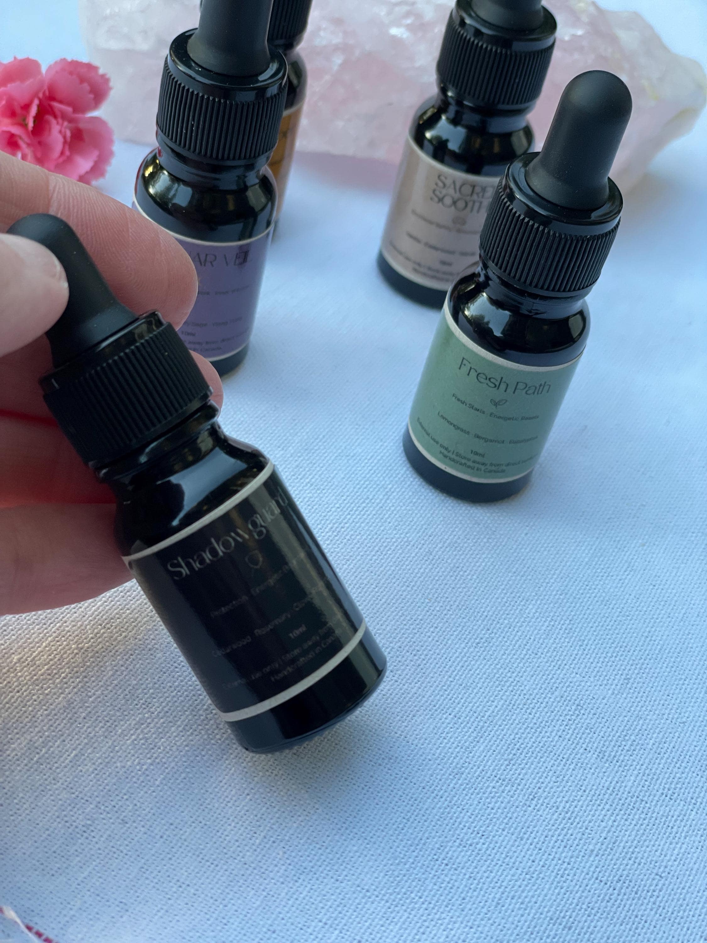 Shadow guard Ritual Oil Protection Essential Oil Blend | Cedarwood Rosemary Frankincense | Grounding 10ml