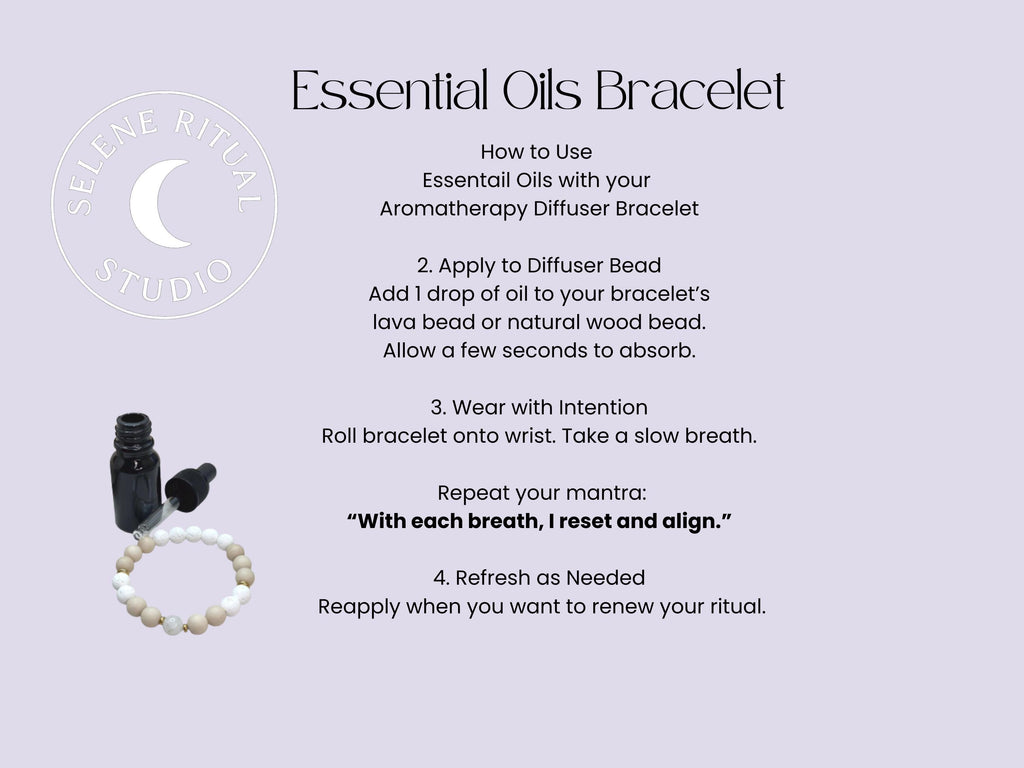 Rose Quartz Diffuser Bracelet Rosewood Essential Oil Bracelet Aromatherapy Jewelry LOVE
