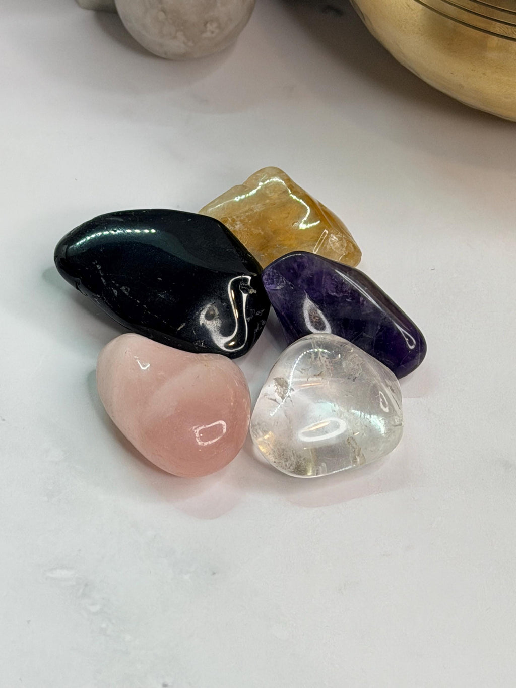 The Energy Foundations Set Crystal Starter Set for Intentional Energy, Clarity & Grounding